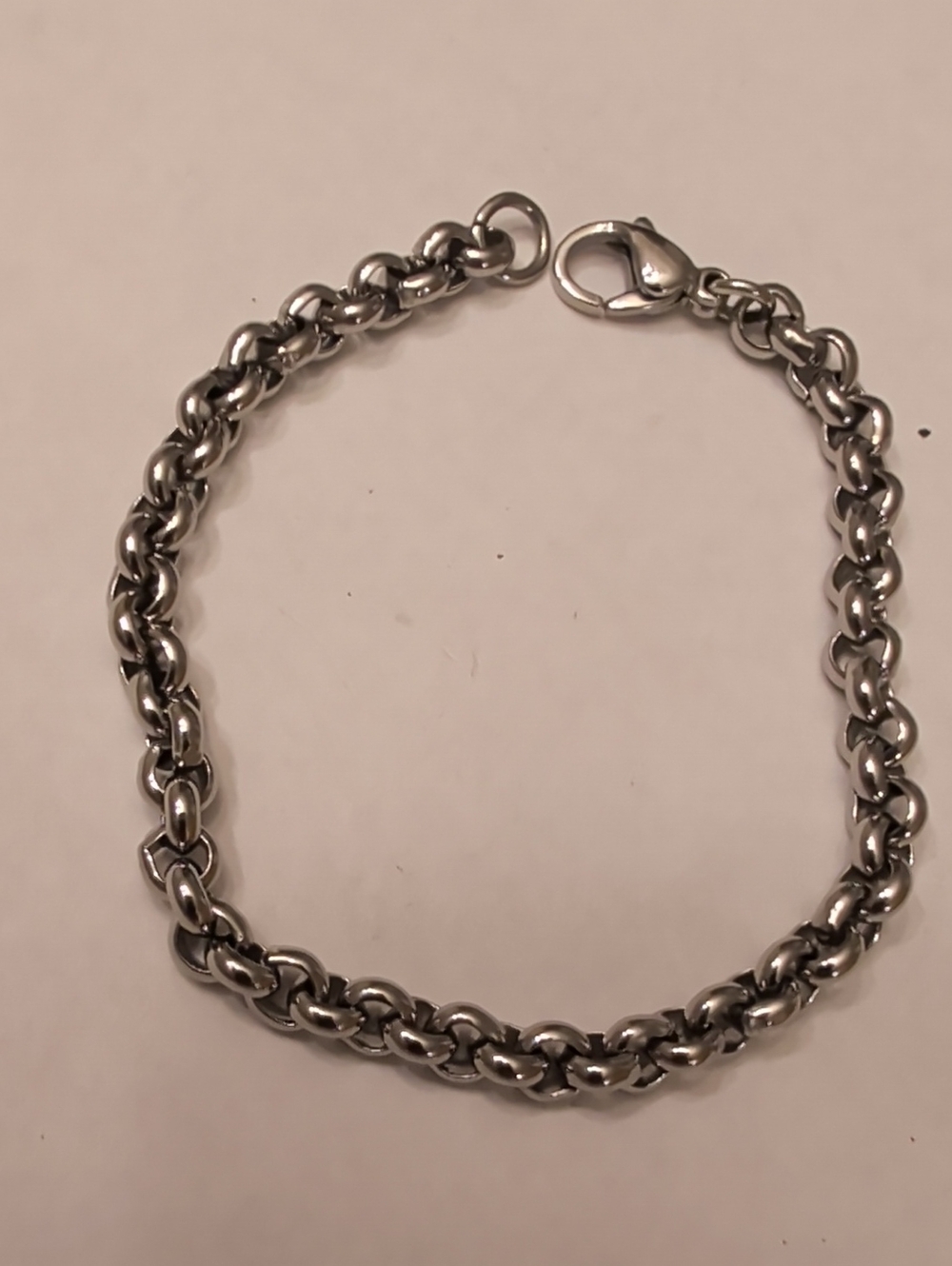 Stainless Steel Chain Bracelet - Classic Link Design